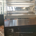 Bakery open style Curved Glass Cake Refrigerator Showcase